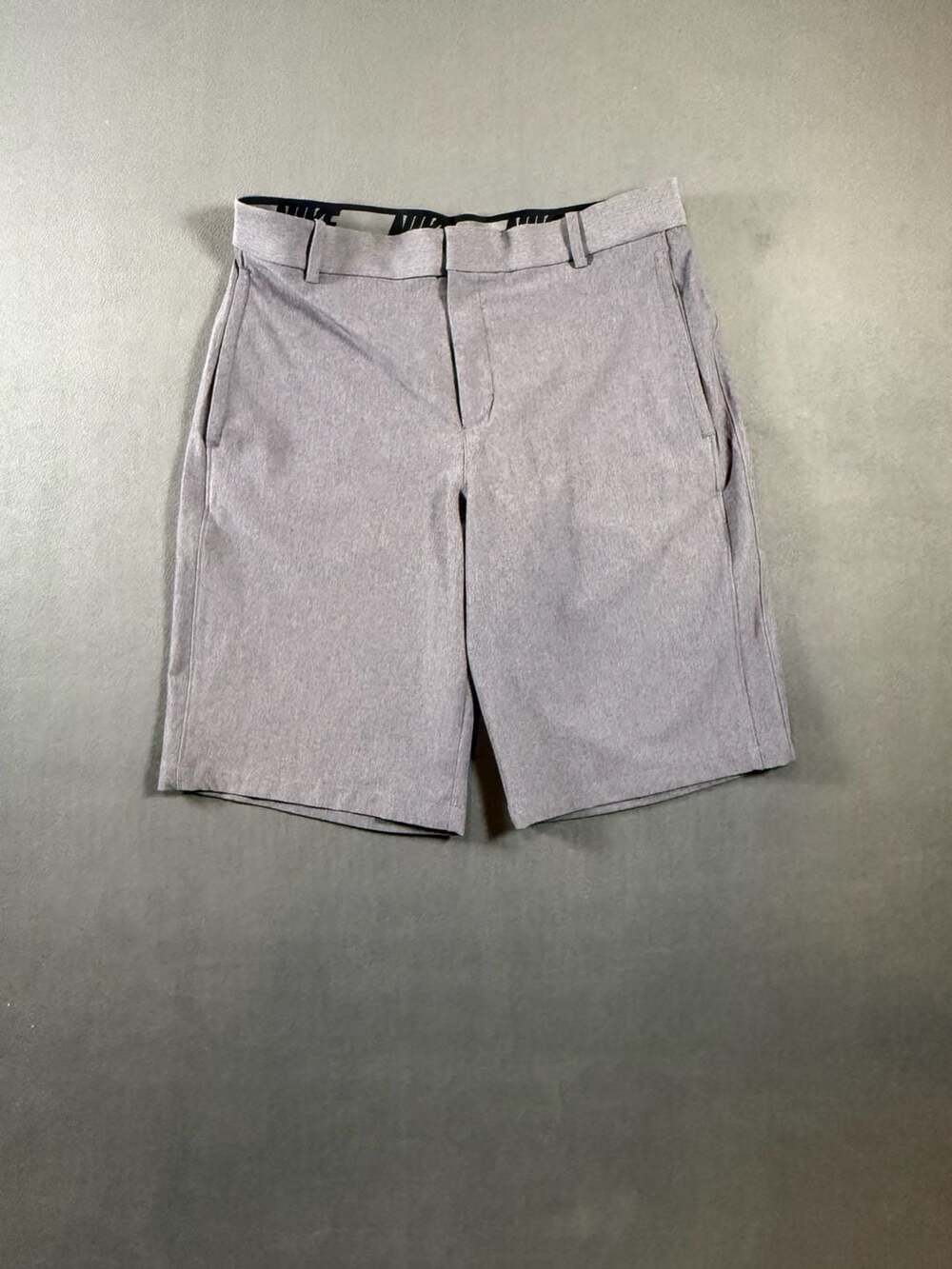 Nike Dri-Fit Standard Fit Shorts Size 30 Medium Gray Heather Golf Chino